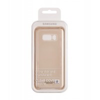 Оригинален кейс за Samsung S8 Clear Cover EF-QG950CF gold